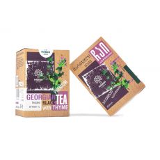 Gruzínský premium Černý čaj Manna s mateřídouškou - tymiánem - sypaný 70g